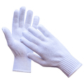 Kleen Chef Knit Cotton Work Gloves White, OSFM, PK6 BIS-KBG-05